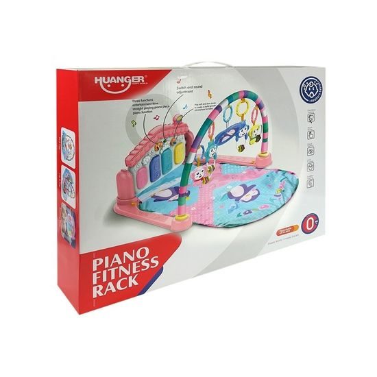 Haunger hrací deka s piankem Fitness Rack růžová