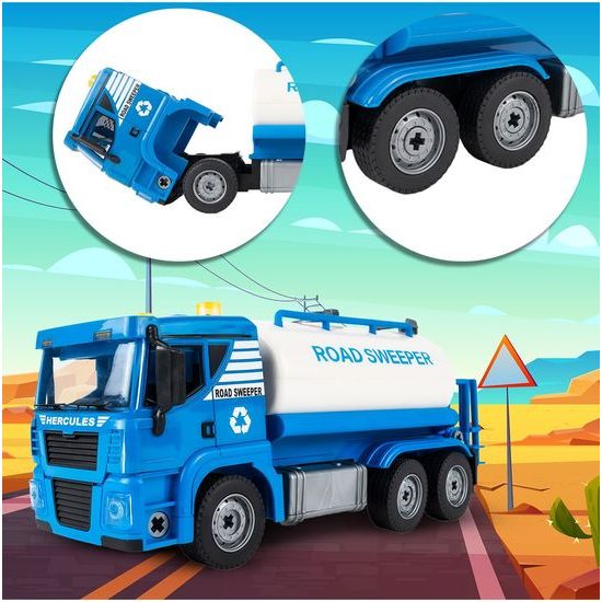 Šroubovací cisterna v kufříku se světly a zvuky Tank Truck