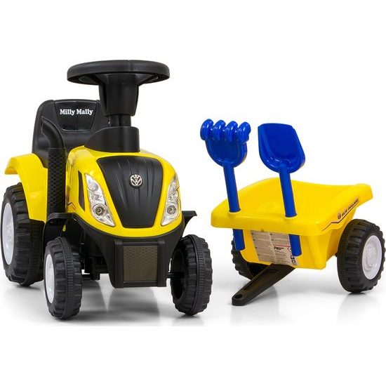Odrážedlo NEW HOLLAND T7 TRAKTOR Milly Mally žluté
