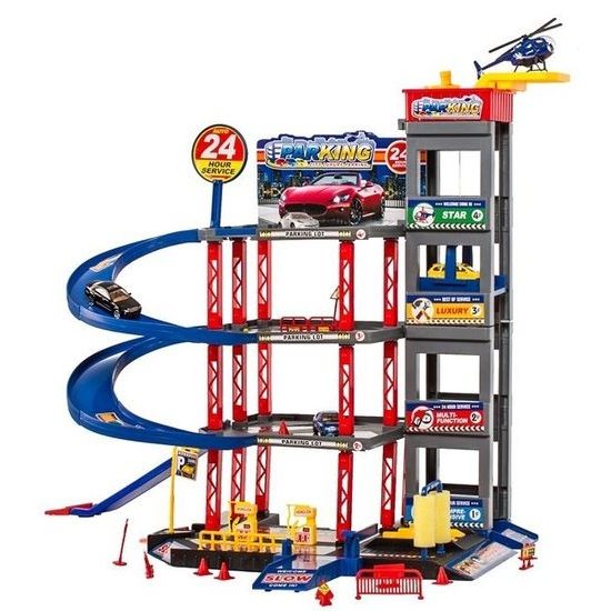 Doris parkovacia garáž s výťahom, helikoptérou a autíčkami