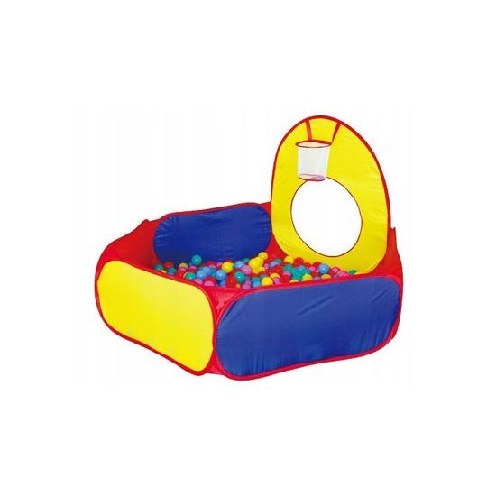 Ecotoys dětský herní stan + 100 barevných míčků