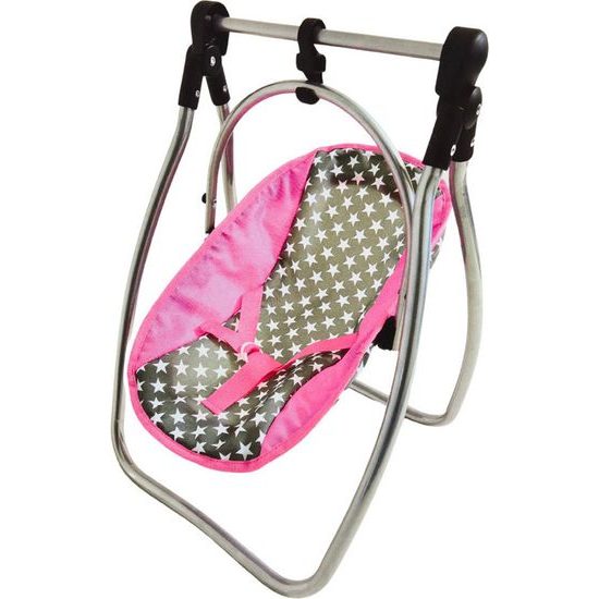 Alice jídelní židlička a houpačka 2v1 šedá