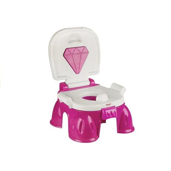 Haunger interaktivní hrající nočník 3v1 Diamant růžový