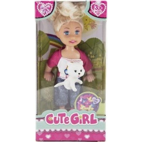 Panenka s mazlíčkem - mix 3 druhy