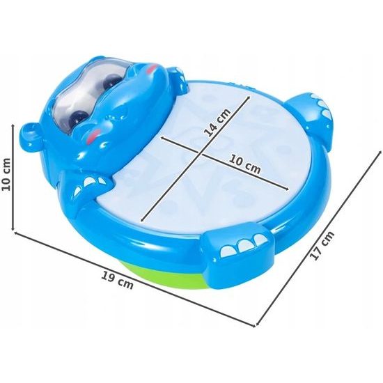 Interaktivní bubínek se zvuky a světly Myška modrá