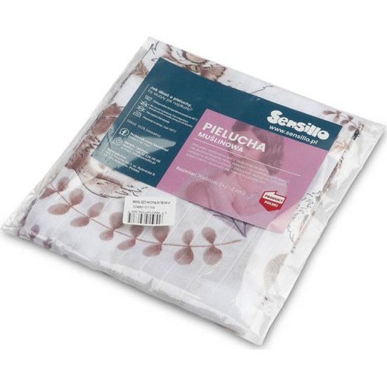 Mušelínová plínka 70x80 cm sovička puštík