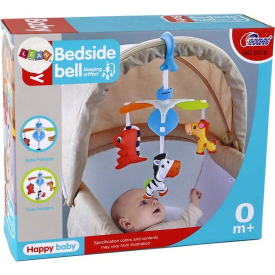 Dětský kolotoč nad postýlku s klipem Animal