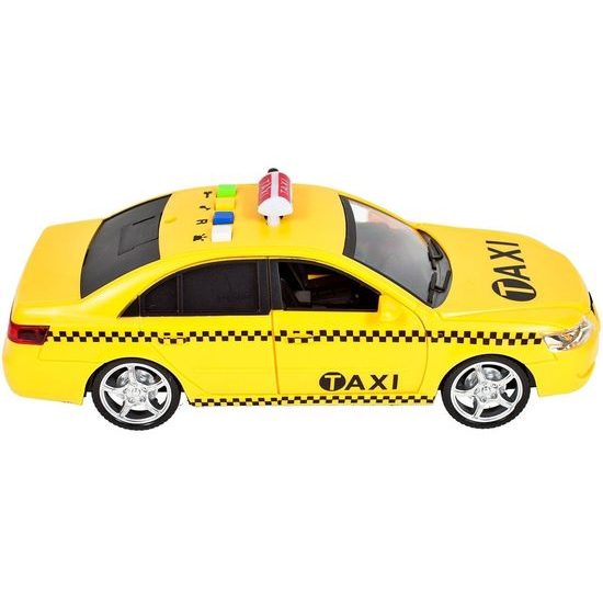 Taxikářské auto na setrvačník se zvuky City Service 1:16