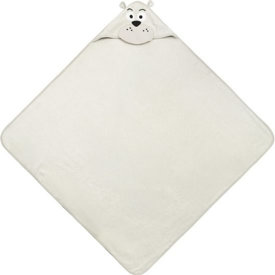 Dětská osuška Sensillo Water Friends 100x100 cm grey bear