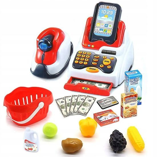 Doris moderní dětská pokladna s terminálem Cash Register