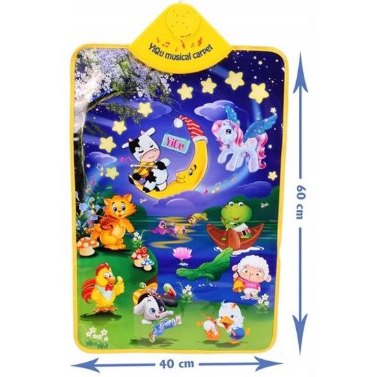 Interaktivní hrací deka Animal Carpet