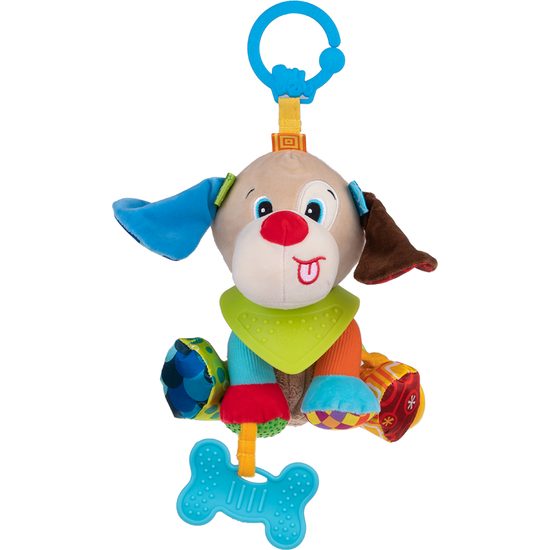 Bali Bazoo Závěsná hračka do kočárku Pejsek Paul, modrá/hnědá