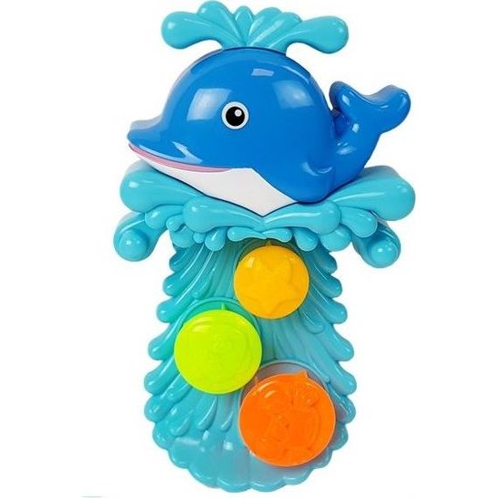 Delfín s vodopádem - hračka do vany