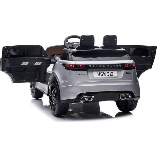 Elektrické auto Range Rover stříbrné