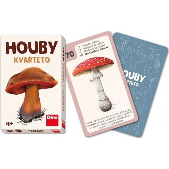 Kvarteto Houby - společenská hra 32ks