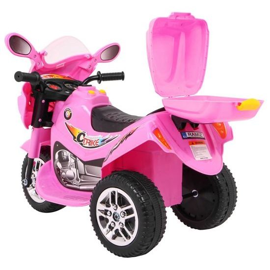 Dětská elektrická tříkolka Racing Pink