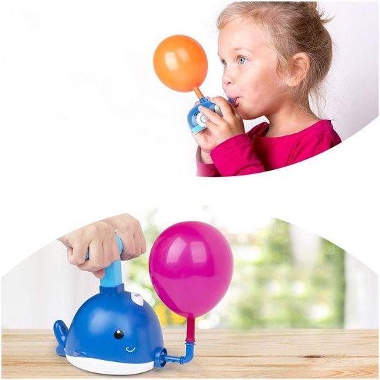 Odpaľovač autíčok s nafukovacími balónikmi Veľryby