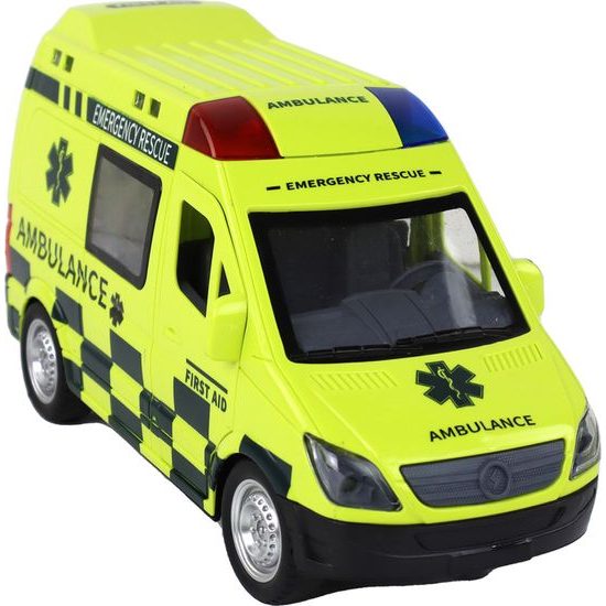 Auto Ambulance se světly na dálkové ovládání