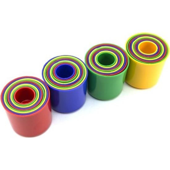 Pyramida skládanka kulatá 9ks