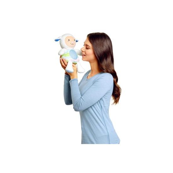 Chicco Ovečka s noční lampičkou, melodiemi a nahráváním modrá