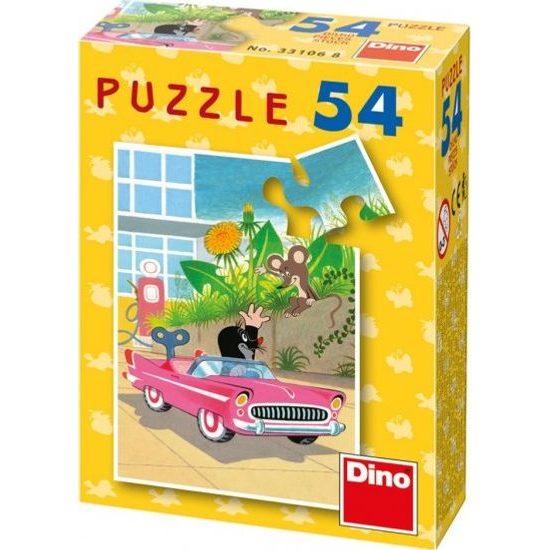 Minipuzzle Krtek 8 druhů 54 dílků