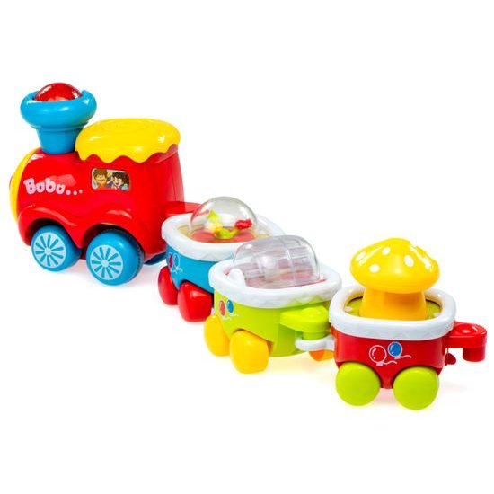 Interaktivní vláček pro nejmenší se světly a zvuky Party Train
