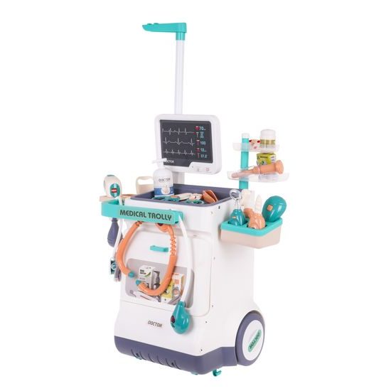 Dětský lékařský stůl s kolečky, světlem a zvuky Medical Trolly