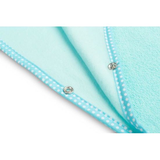 Dětské koupelové pončo, tyrkysová