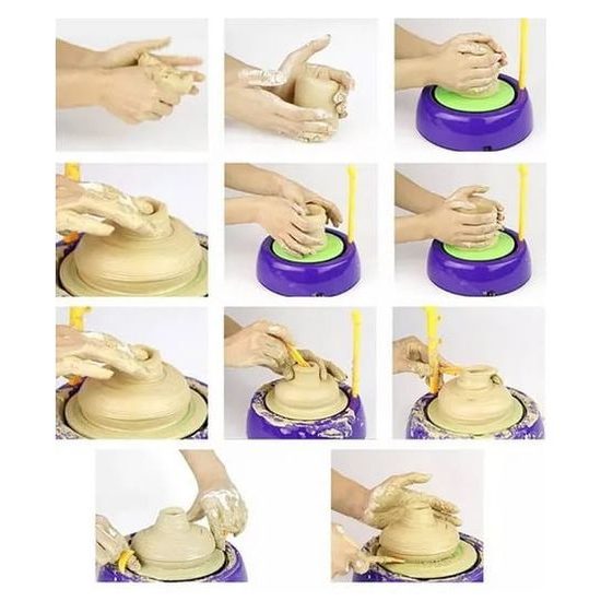 Doris dětský hrnčířský kruh s hlínou a barvami Pottery Wheel