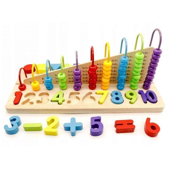 Ecotoys dřevěná edukační hračka Počítadlo