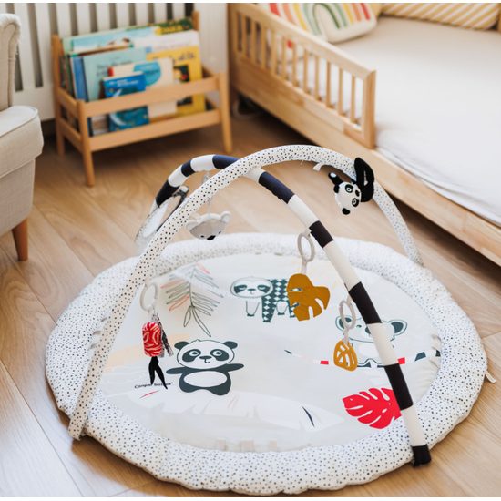 CANPOL babies Senzorická hrací deka se zrcátkem BabiesBoo
