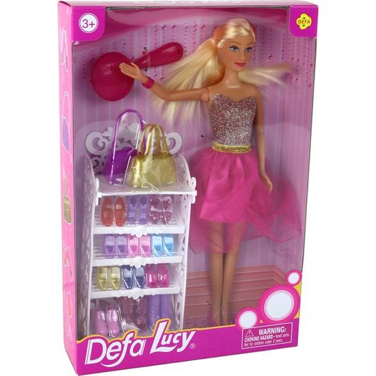 Panenka Lucy se sadou bot Pink