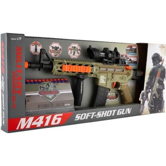 Samopal na pěnové náboje + náboje 12ks - na baterie