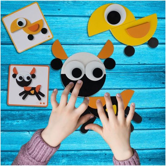 Dřevěné puzzle se zvířátky Animo Blocks