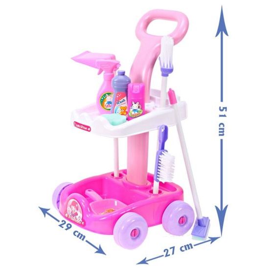 Dětský úklidový vozík s příslušenstvím Beautiful Cleaner