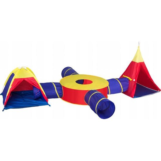 Ecotoys dětský stan 7v1 se 4 tunely