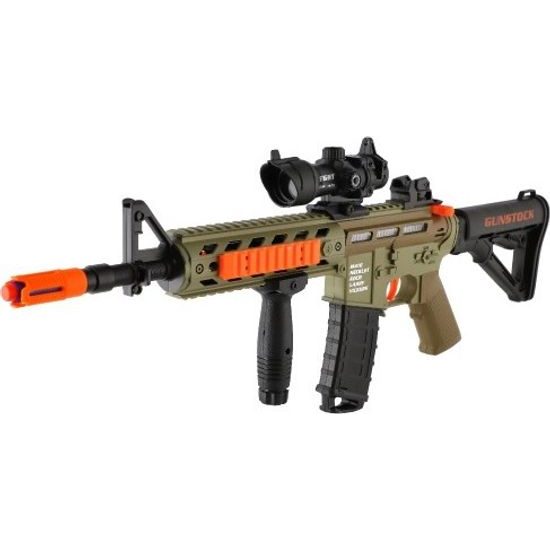 Samopal na pěnové náboje + náboje 12ks - na baterie