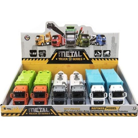 Kamion na zpětné natažení - mix 3 druhy