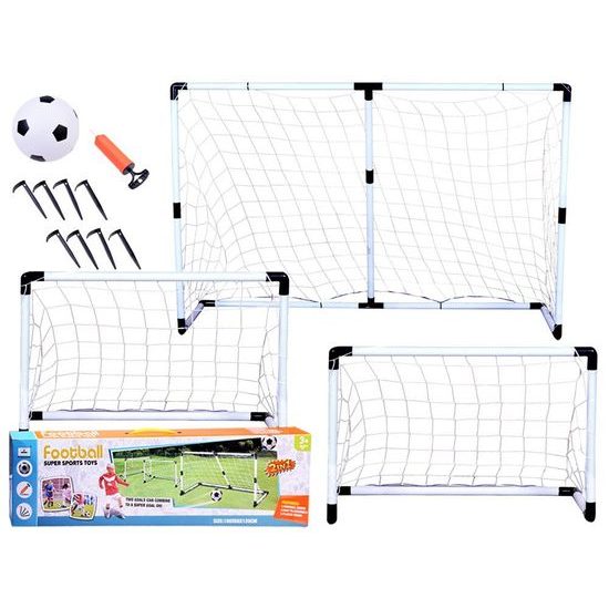 Majlo Toys fotbalová branka 2v1 s míčem Super Goal