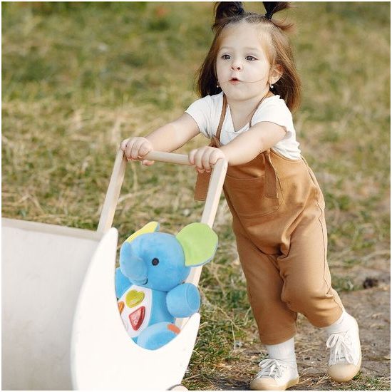 Interaktivní plyšový slon na baterie Little Animal