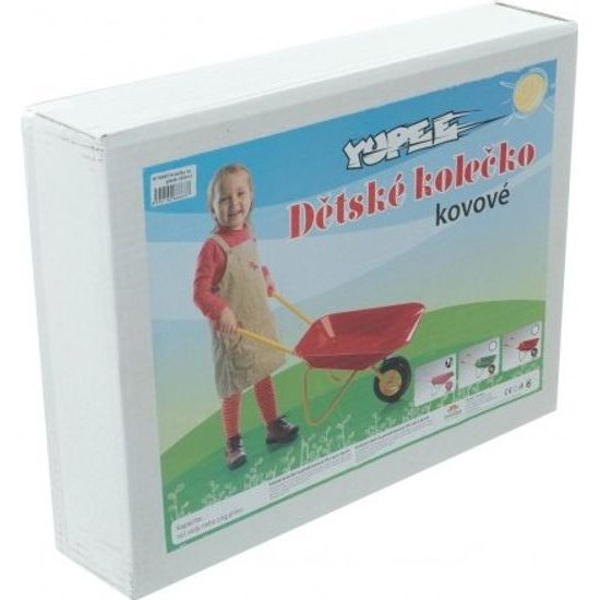 Plechové kolečko Yupee velké růžové