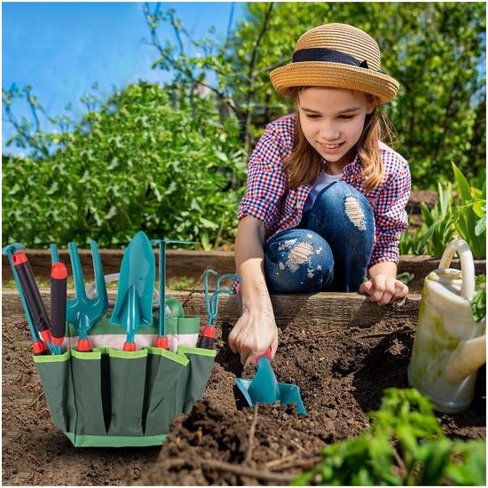 Sestava pro děti Malý zahradník s taškou a rukavicemi