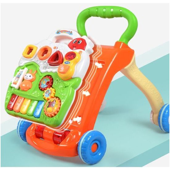 Interaktivní chodítko s hracím panelem 2v1 Bunny Stroller II