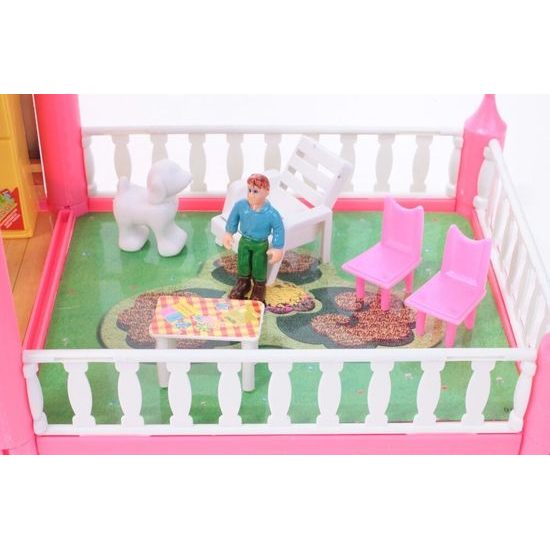 Domeček pro panenky s příslušenstvím Loving Family 136 součástí