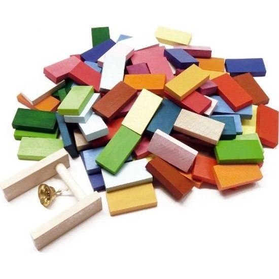 Dominová dráha se zvonečkem 95ks