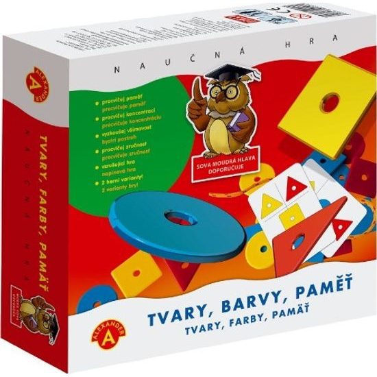 Tvary, barvy, paměť - společenská naučná hra