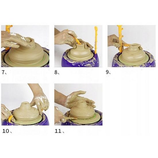 Doris dětský hrnčířský kruh s hlínou a barvami Pottery Wheel