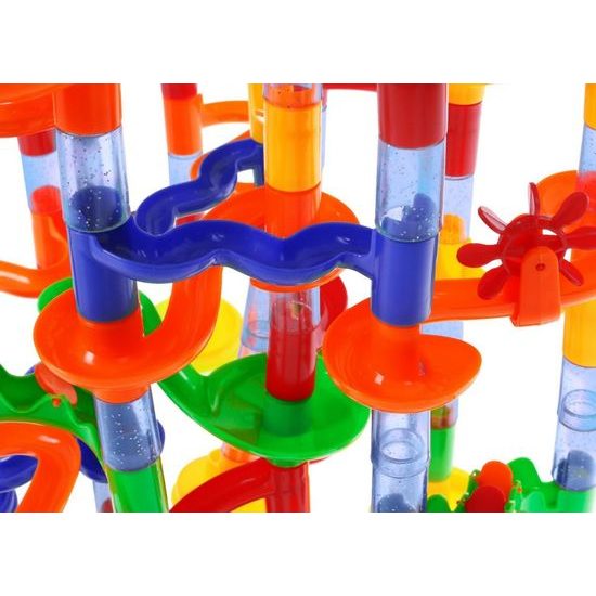 Majlo Toys dětská kuličková dráha 219 dílků Marble Race