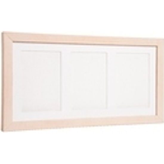 Dětská otisková sada, trojitý rám přírodní s hlínou