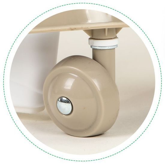 Ecotoys dětské vzdělávací chodítko - béžové